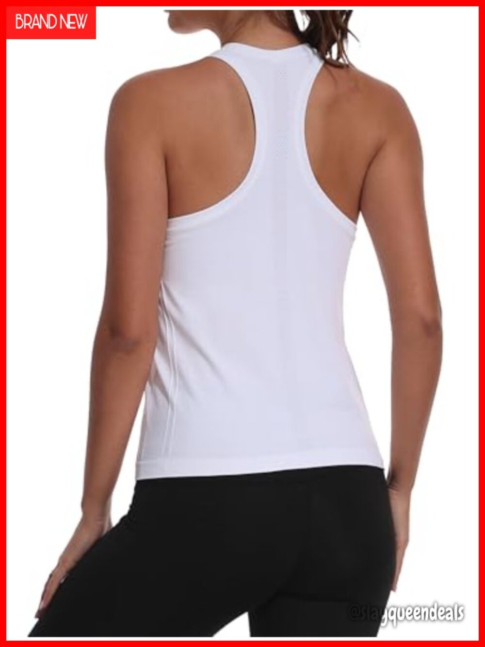 Seamless Racerback Tank Top Sleeveless Running Athletic